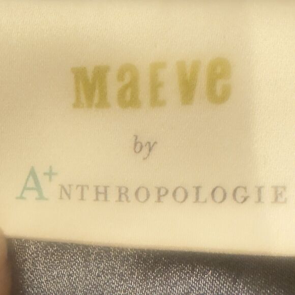 Anthropologie Maeve Zada Metallic Silver Blazer Longline DiscoChic Jacket Sz 20W - Picture 10 of 10